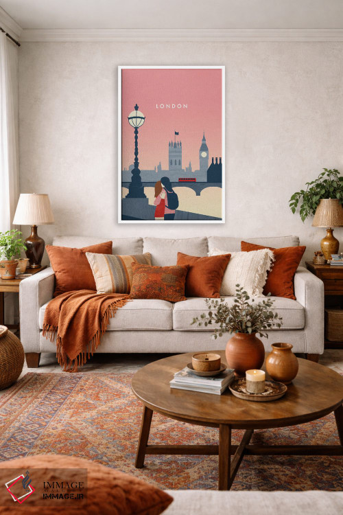 تابلو مدرن لندن ۱ اثر کاتینکا رینکه - D2W