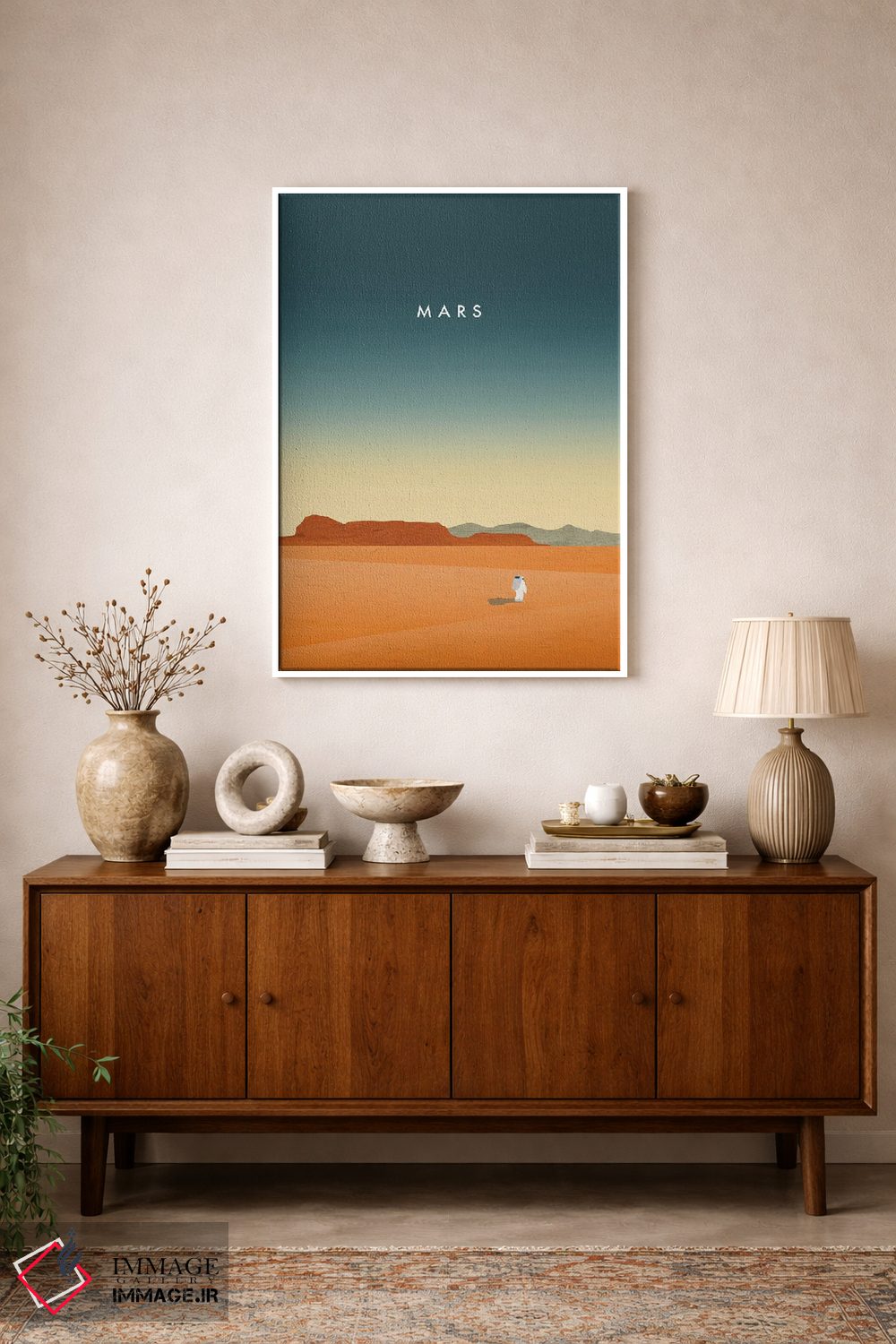 تابلو مدرن مریخ اثر کاتینکا رینکه - D1W