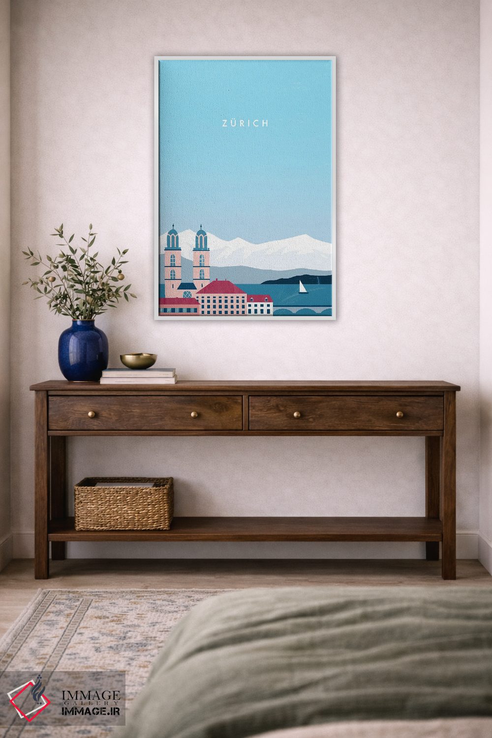 تابلو مدرن زوریخ اثر کاتینکا رینکه - D3W