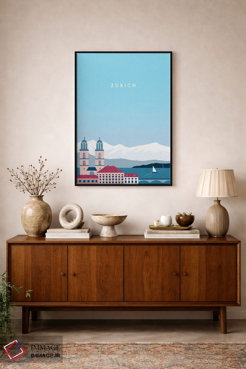 تابلو مدرن زوریخ اثر کاتینکا رینکه - D2B