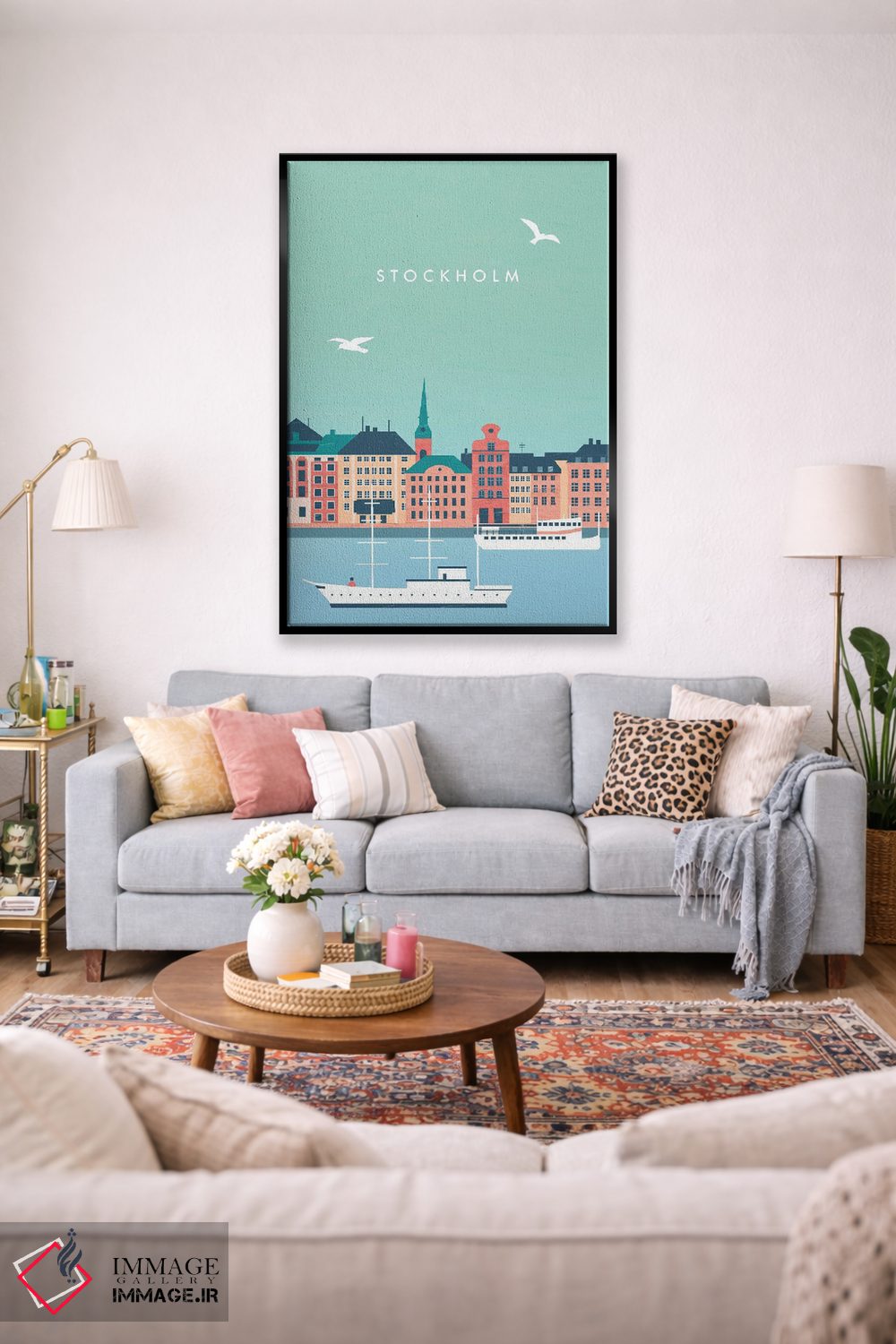 تابلو مدرن استکهلم اثر کاتینکا رینکه - D1B