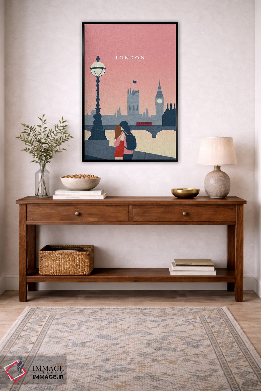 تابلو مدرن لندن ۱ اثر کاتینکا رینکه - D5B