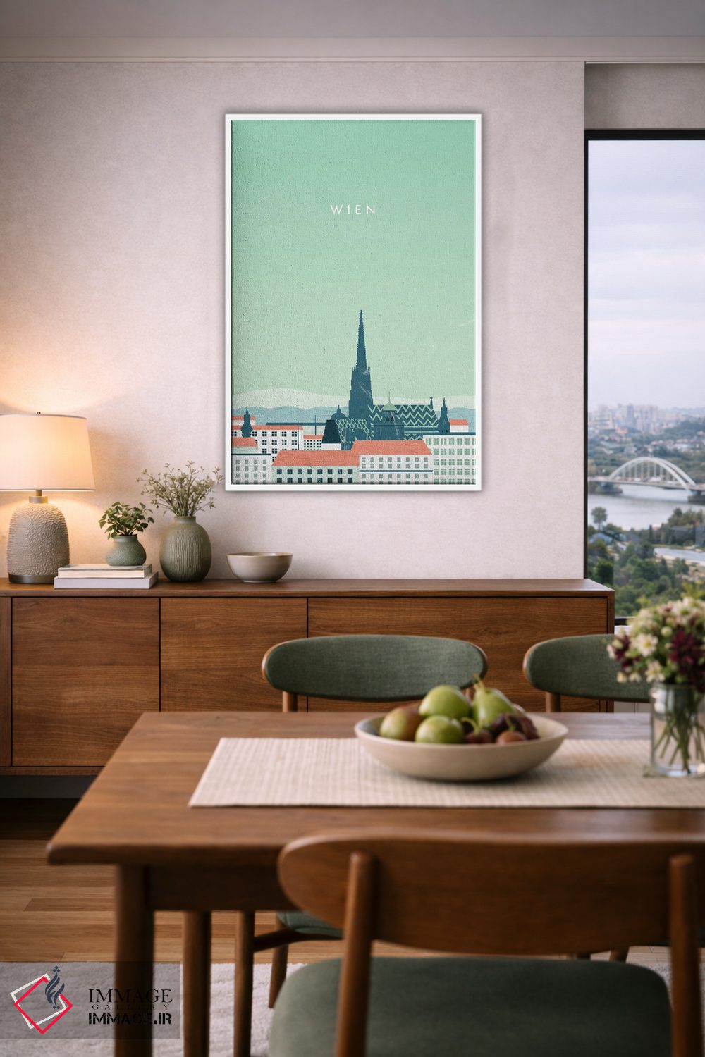 تابلو مدرن وین اثر کاتینکا رینکه - D5W