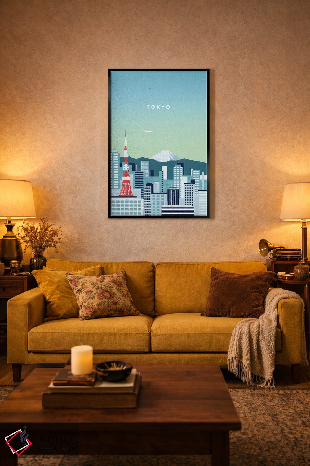 تابلو مدرن توکیو اثر کاتینکا رینکه - D3B