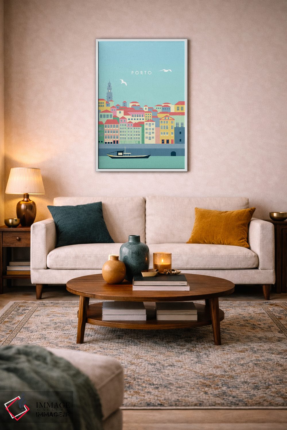 تابلو مدرن پورتو اثر کاتینکا رینکه - D3W