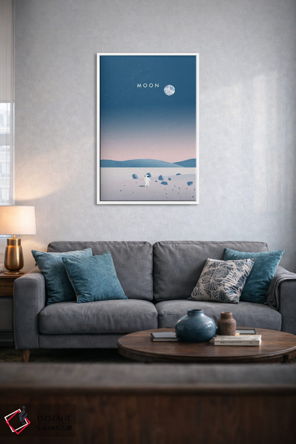تابلو مدرن ماه اثر کاتینکا رینکه - D4W