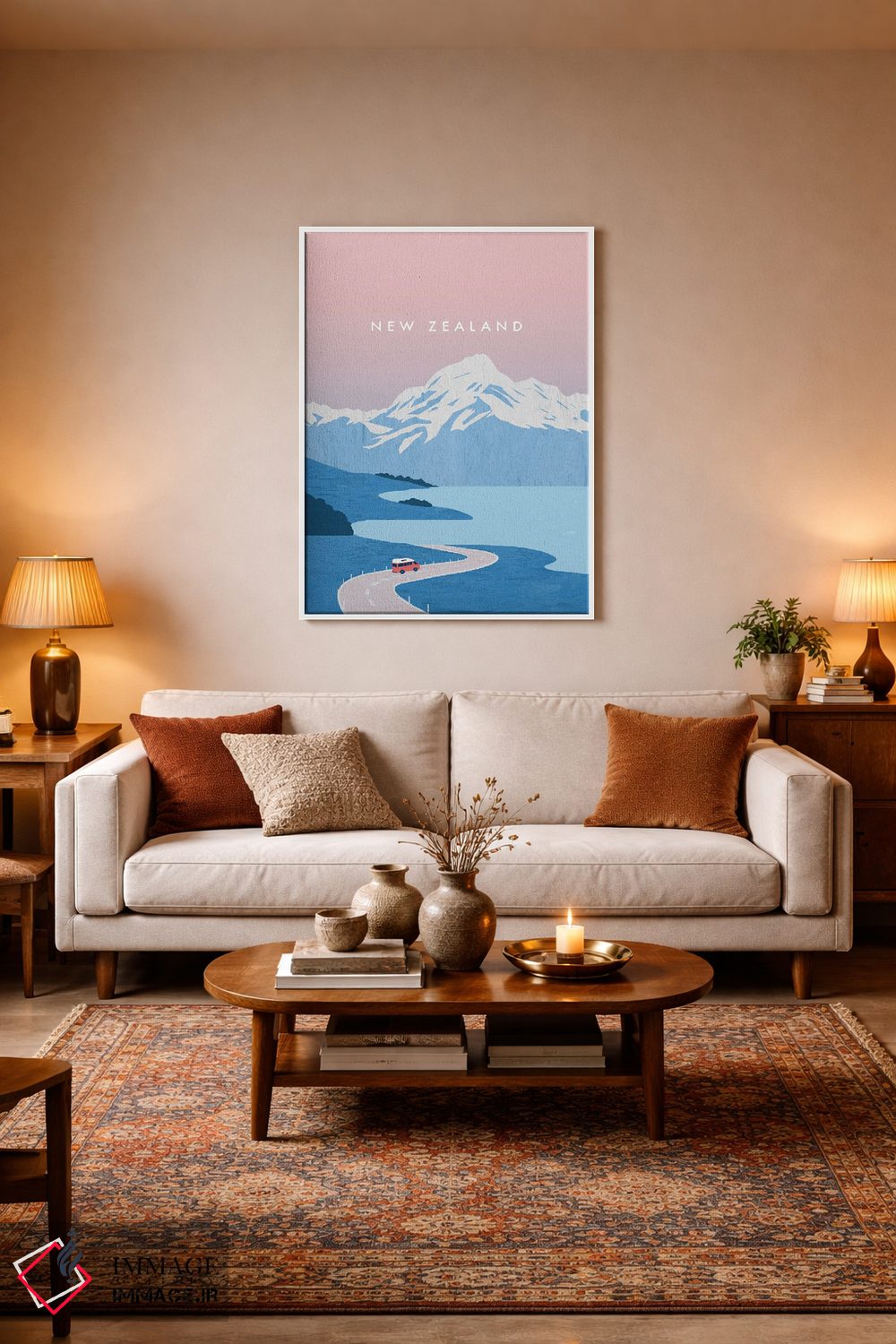 تابلو مدرن نیوزیلند اثر کاتینکا رینکه - D2W
