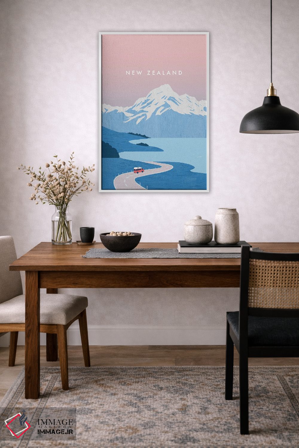 تابلو مدرن نیوزیلند اثر کاتینکا رینکه - D3W