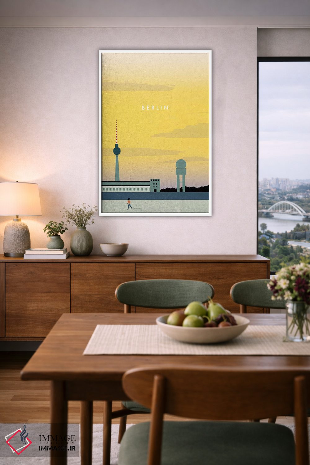 تابلو دکوراتیو برلین اثر کاتینکا رینکه - D5W