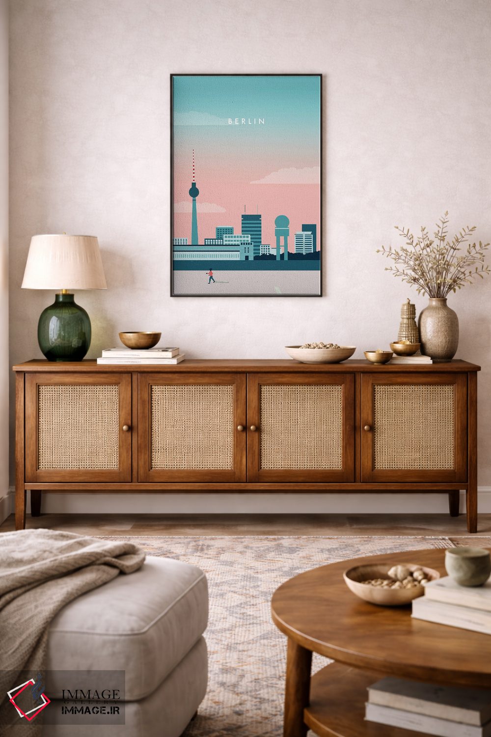 تابلو مدرن برلین ۲ اثر کاتینکا رینکه - D4B