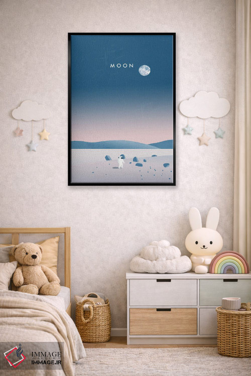 تابلو مدرن ماه اثر کاتینکا رینکه - D5B