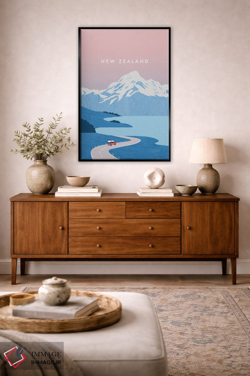 تابلو مدرن نیوزیلند اثر کاتینکا رینکه - D4B