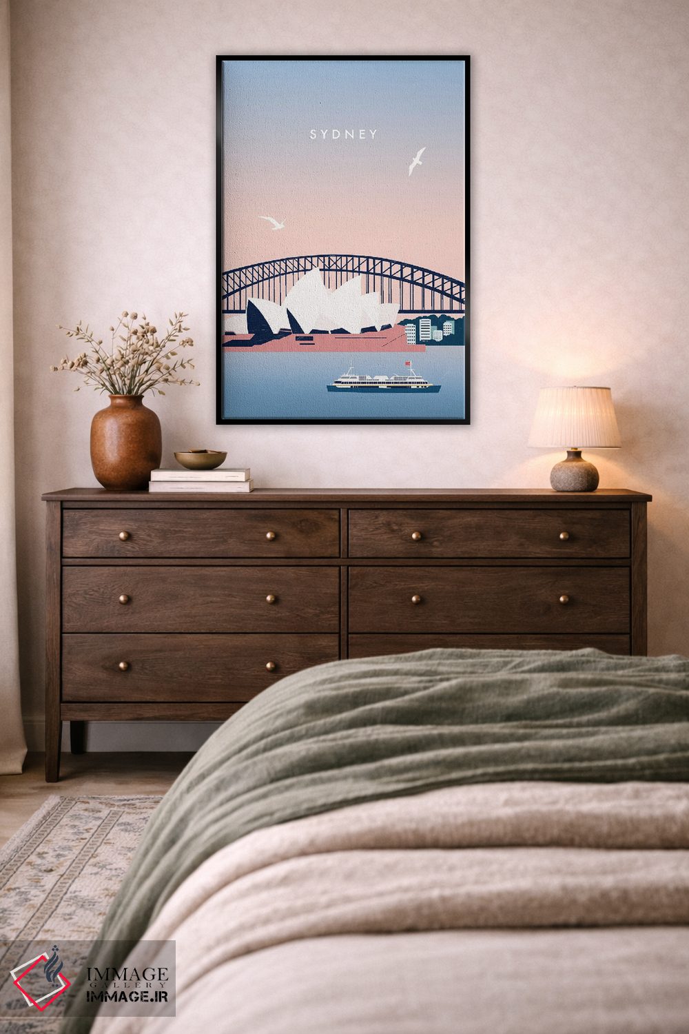 تابلو مدرن سیدنی اثر کاتینکا رینکه - D4B