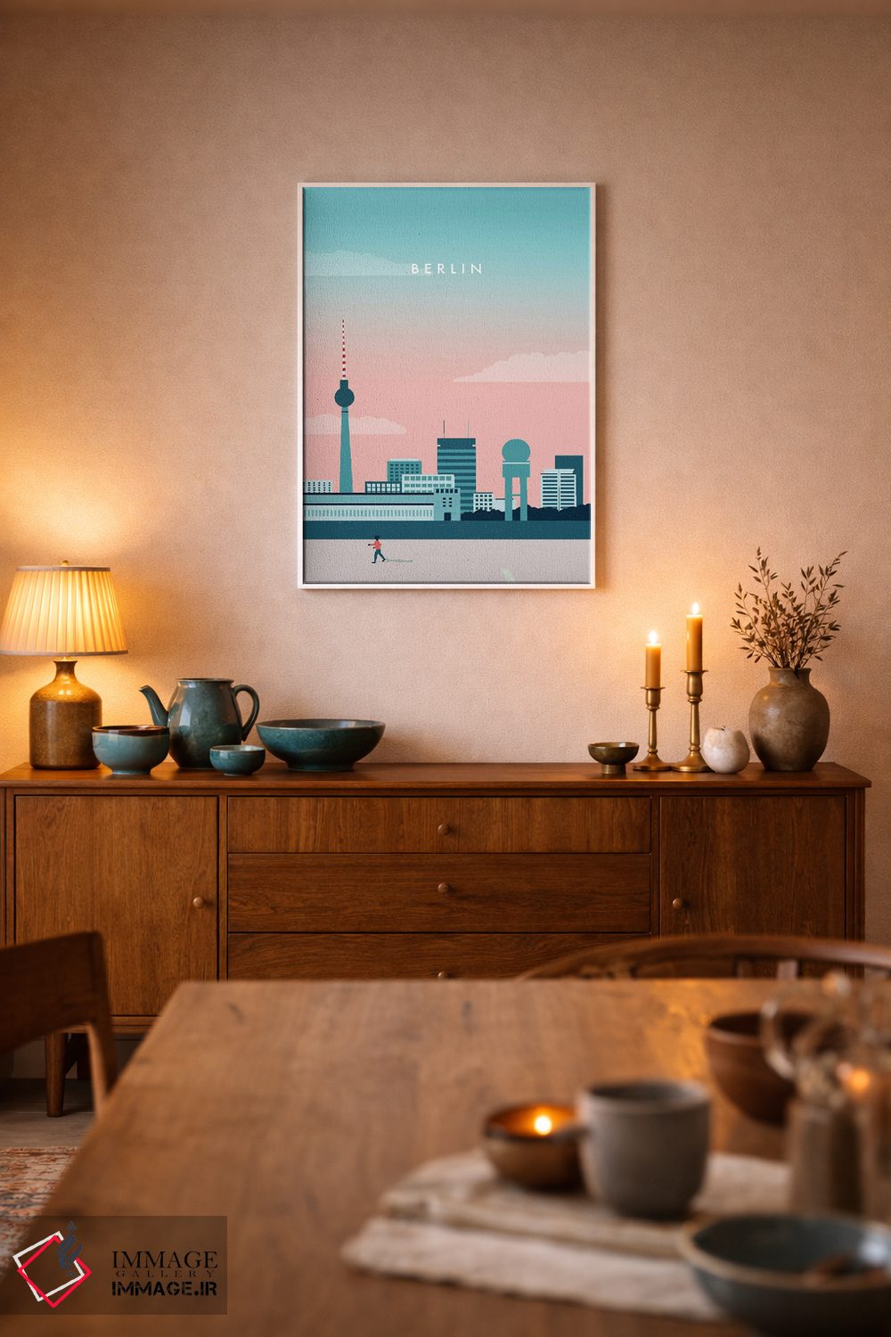 تابلو مدرن برلین ۲ اثر کاتینکا رینکه - D5W
