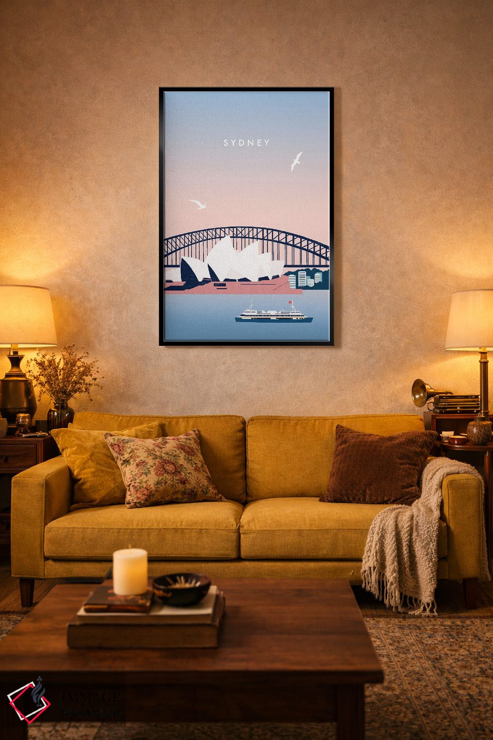 تابلو مدرن سیدنی اثر کاتینکا رینکه - D6B