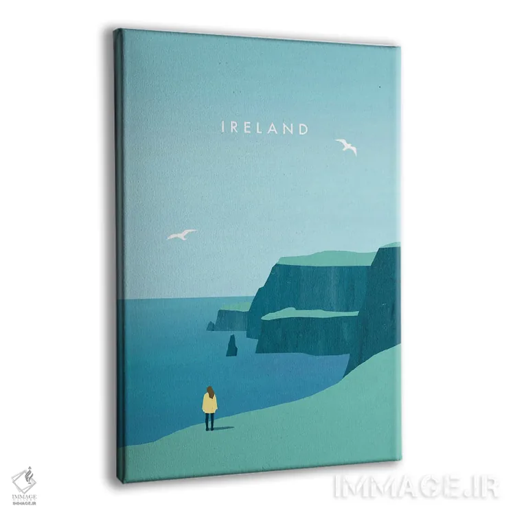 تابلو دکوراتیو ایرلند اثر کاتینکا رینکه - نمای پرسپکتیو محصول