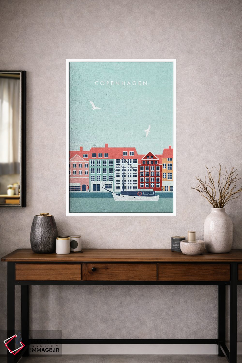 تابلو دکوراتیو کپنهاگ اثر کاتینکا رینکه - D1W