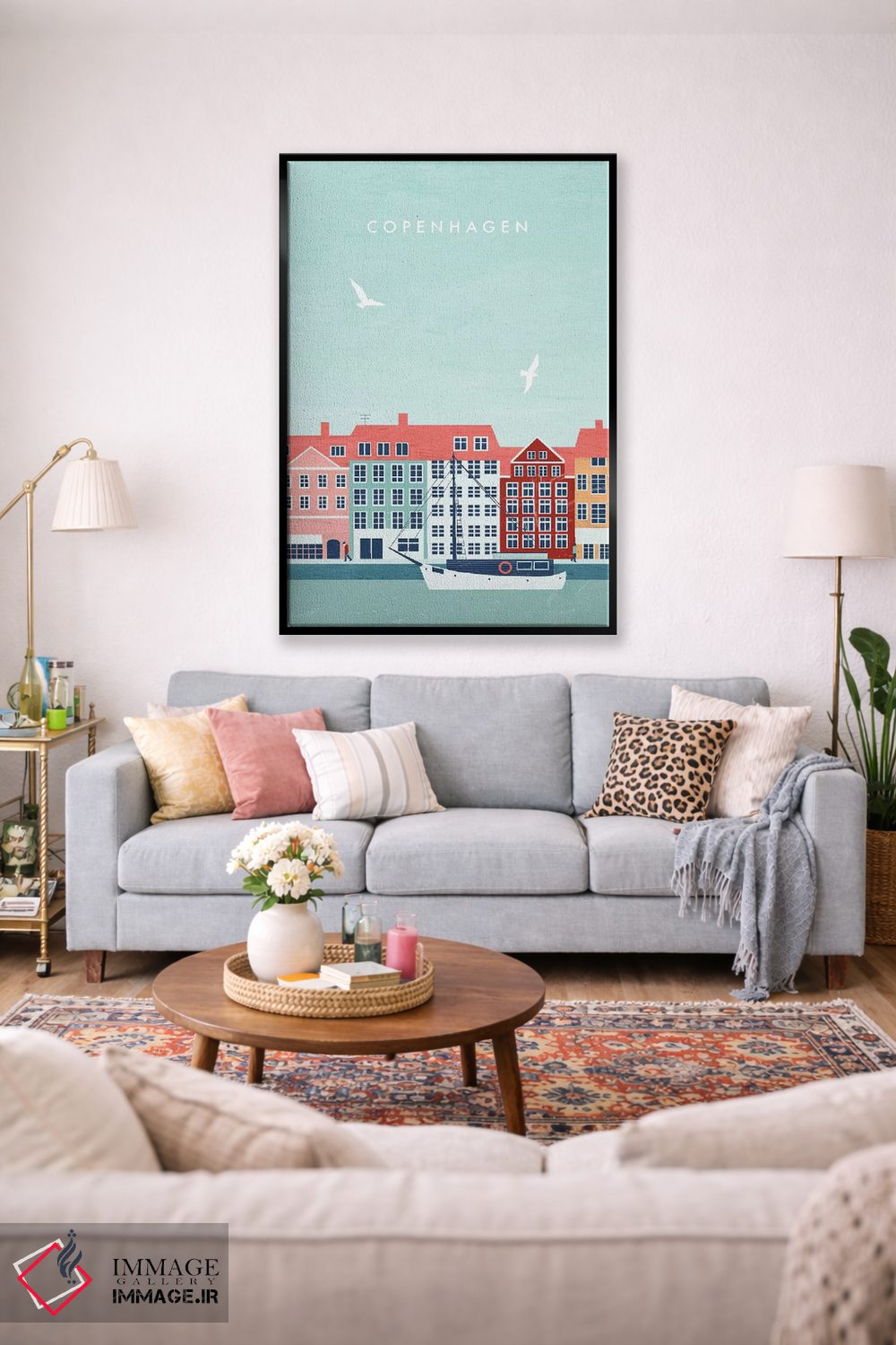 تابلو دکوراتیو کپنهاگ اثر کاتینکا رینکه - D2B