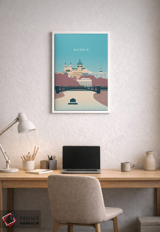 تابلو دکوراتیو مادرید اثر کاتینکا رینکه - D1W