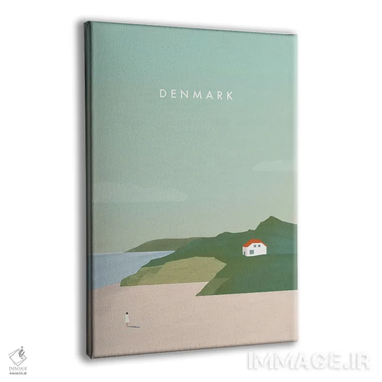 تابلو دکوراتیو دانمارک اثر کاتینکا رینکه - نمای پرسپکتیو محصول