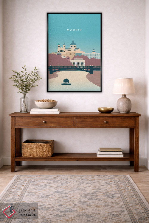تابلو دکوراتیو مادرید اثر کاتینکا رینکه - D5B
