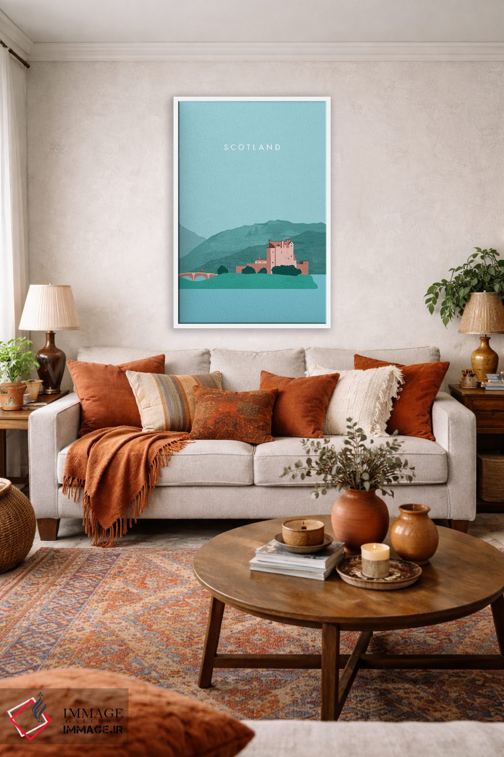 تابلو دکوراتیو اسکاتلند اثر کاتینکا رینکه - D2W