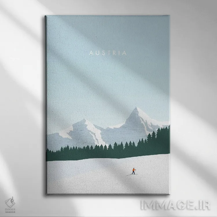 تابلو دکوراتیو اتریش اثر کاتینکا رینکه - نمای روبهرو روی دیوار