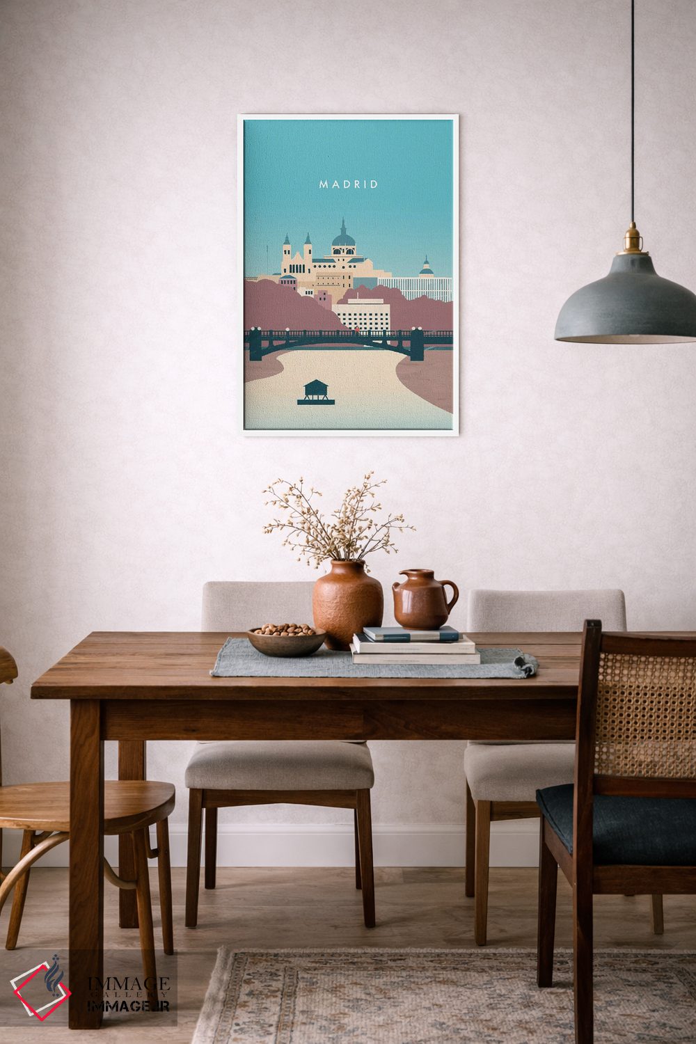 تابلو دکوراتیو مادرید اثر کاتینکا رینکه - D6W