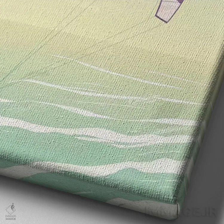 تابلو دکوراتیو فه مارن اثر کاتینکا رینکه - نمای نزدیک بافت بوم