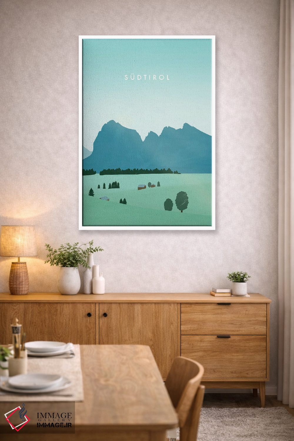تابلو دکوراتیو جنوب تیرول اثر کاتینکا رینکه - D4W