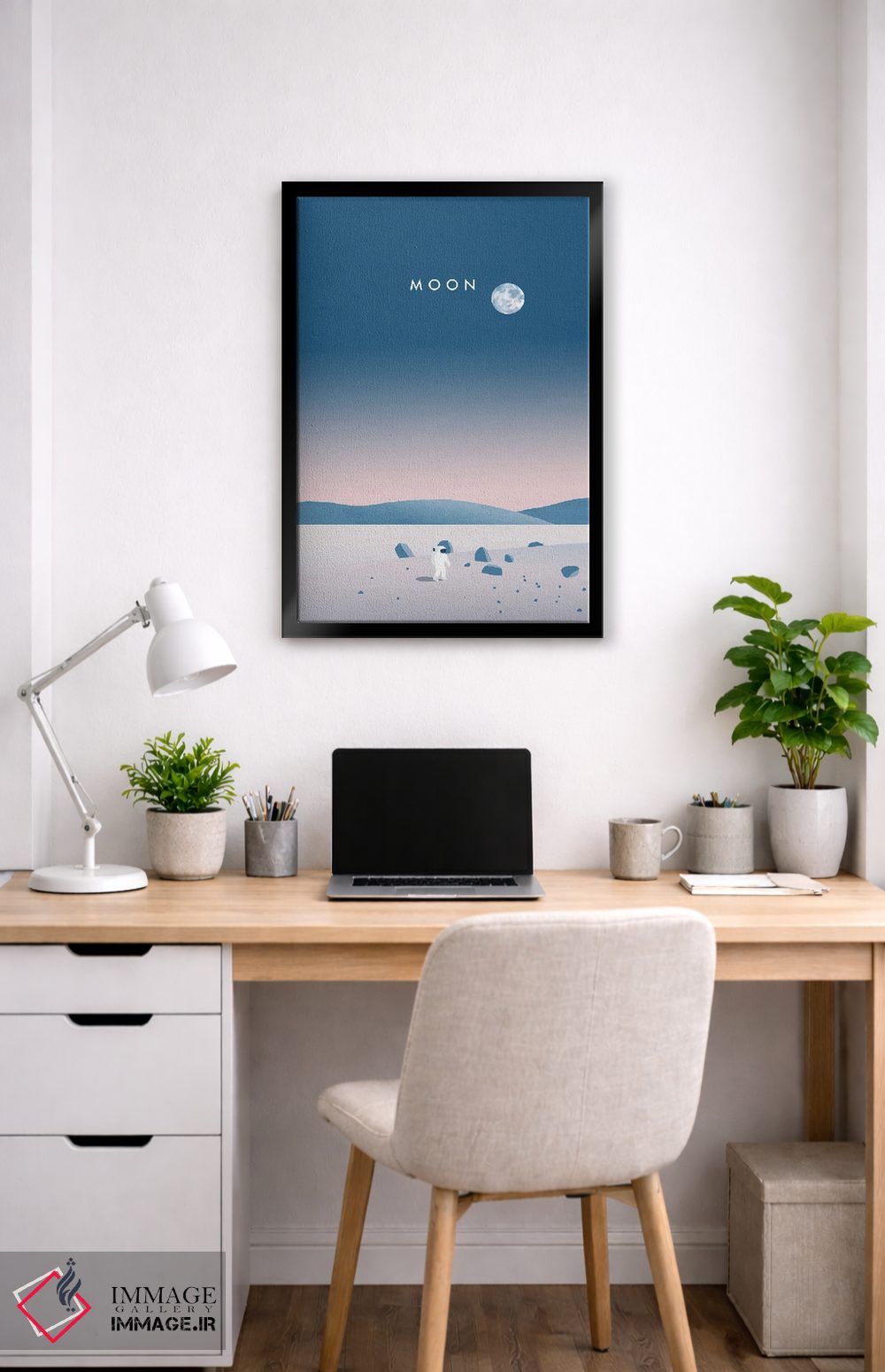 تابلو دکوراتیو ماه اثر کاتینکا رینکه - D4B