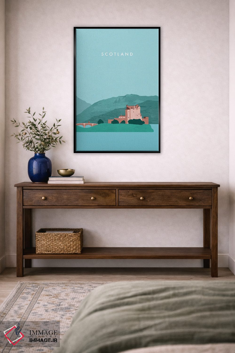 تابلو دکوراتیو اسکاتلند اثر کاتینکا رینکه - D5B