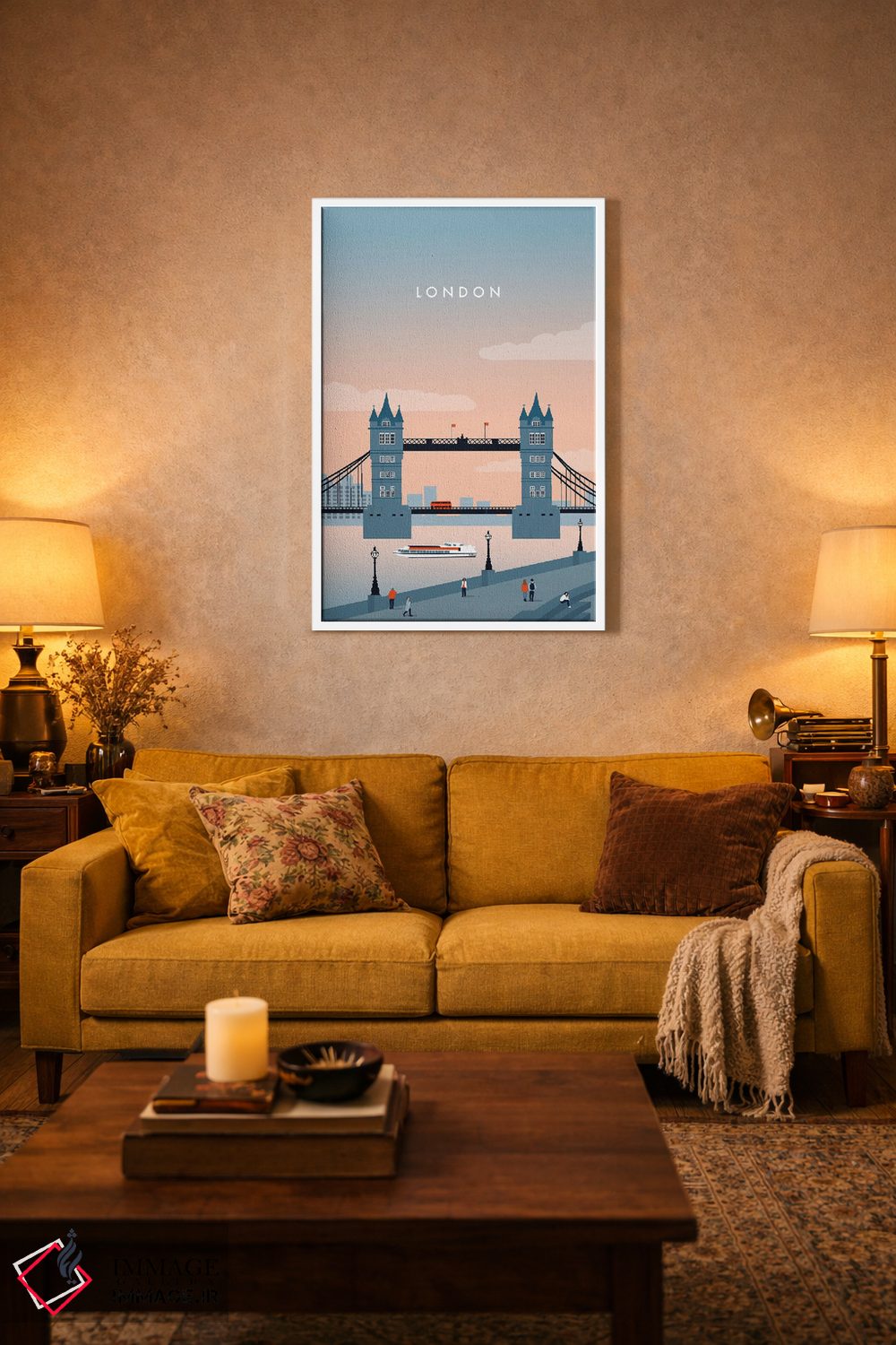 تابلو دکوراتیو لندن اثر کاتینکا رینکه - D1W