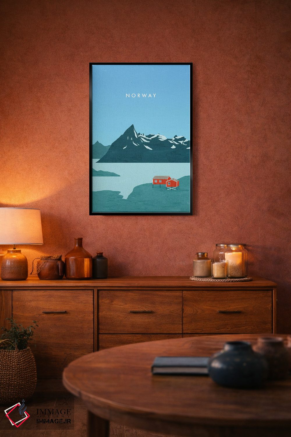 تابلو دکوراتیو نروژ اثر کاتینکا رینکه - D4B