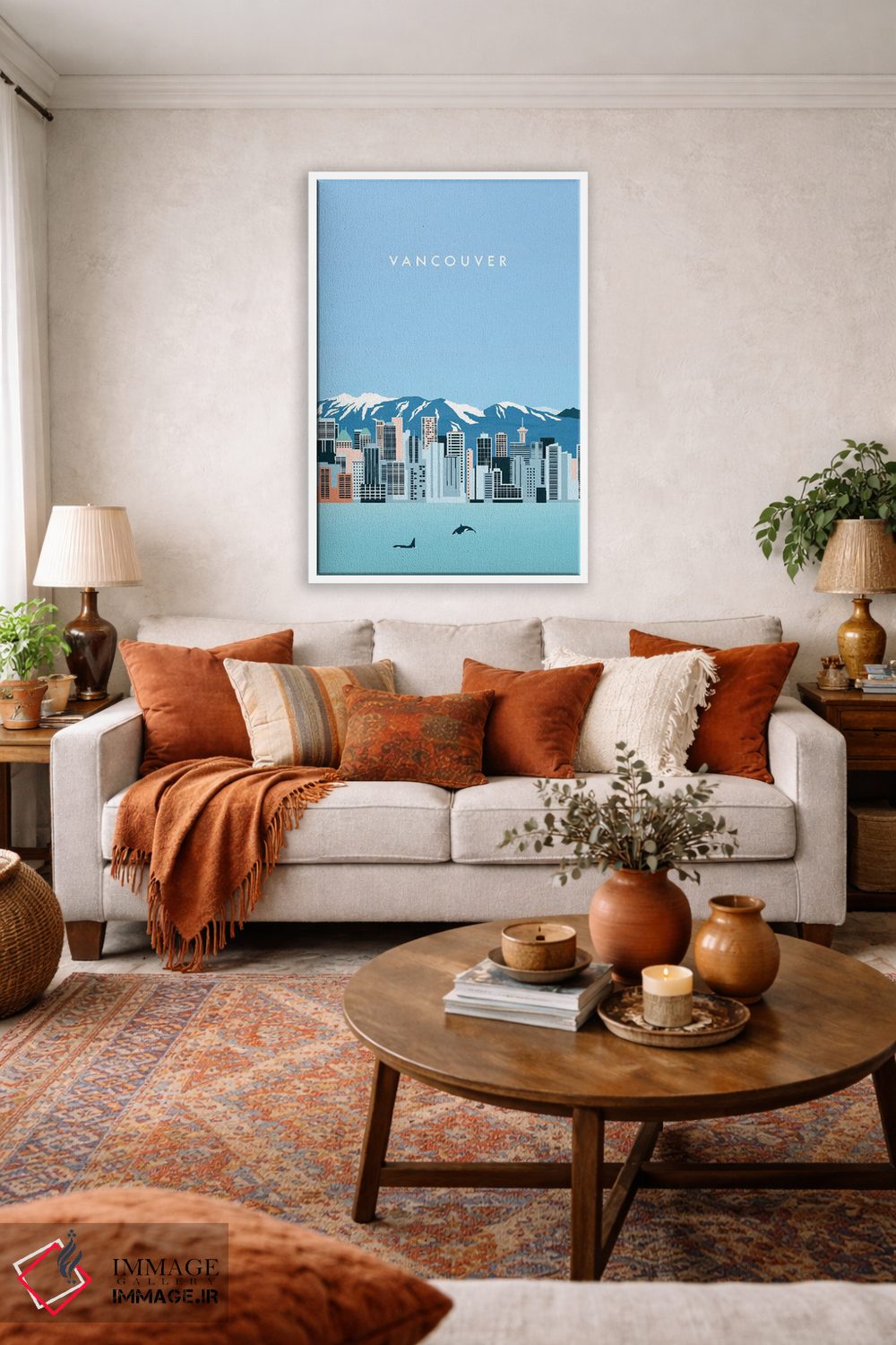 تابلو دکوراتیو ونکوور اثر کاتینکا رینکه - D3W