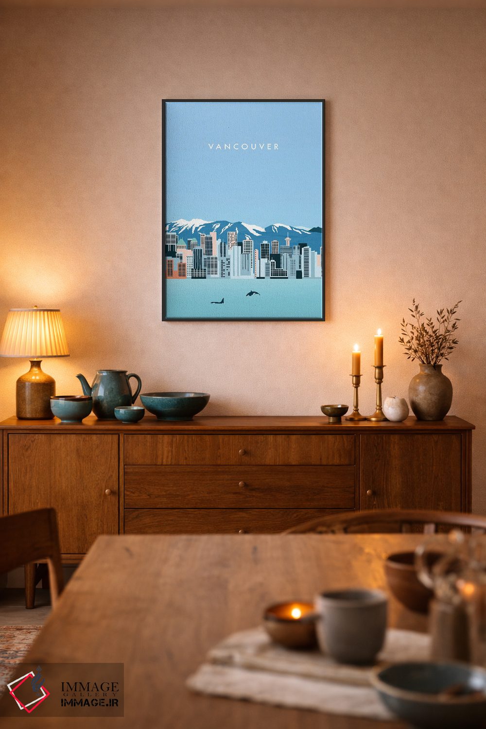 تابلو دکوراتیو ونکوور اثر کاتینکا رینکه - D6B