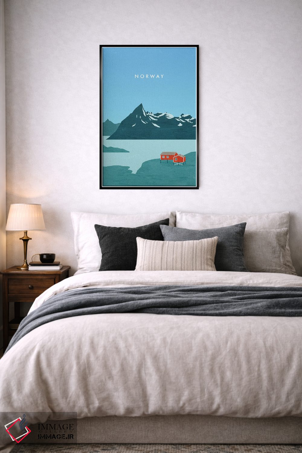 تابلو دکوراتیو نروژ اثر کاتینکا رینکه - D6B