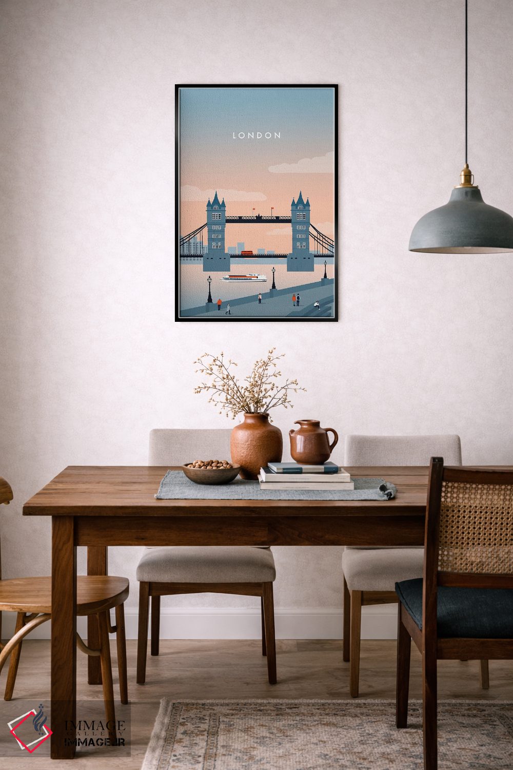 تابلو دکوراتیو لندن اثر کاتینکا رینکه - D6B