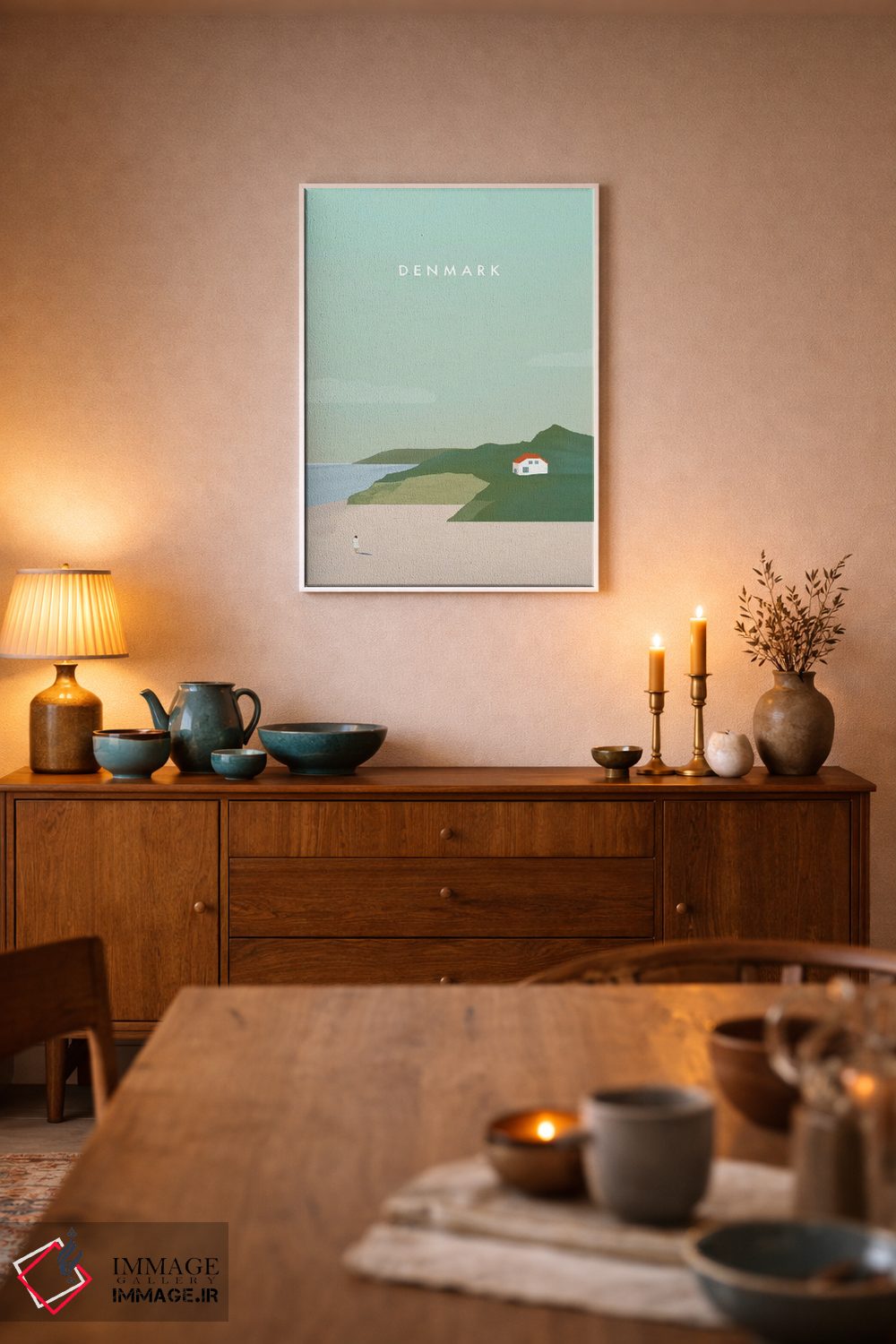 تابلو دکوراتیو دانمارک اثر کاتینکا رینکه - D6W