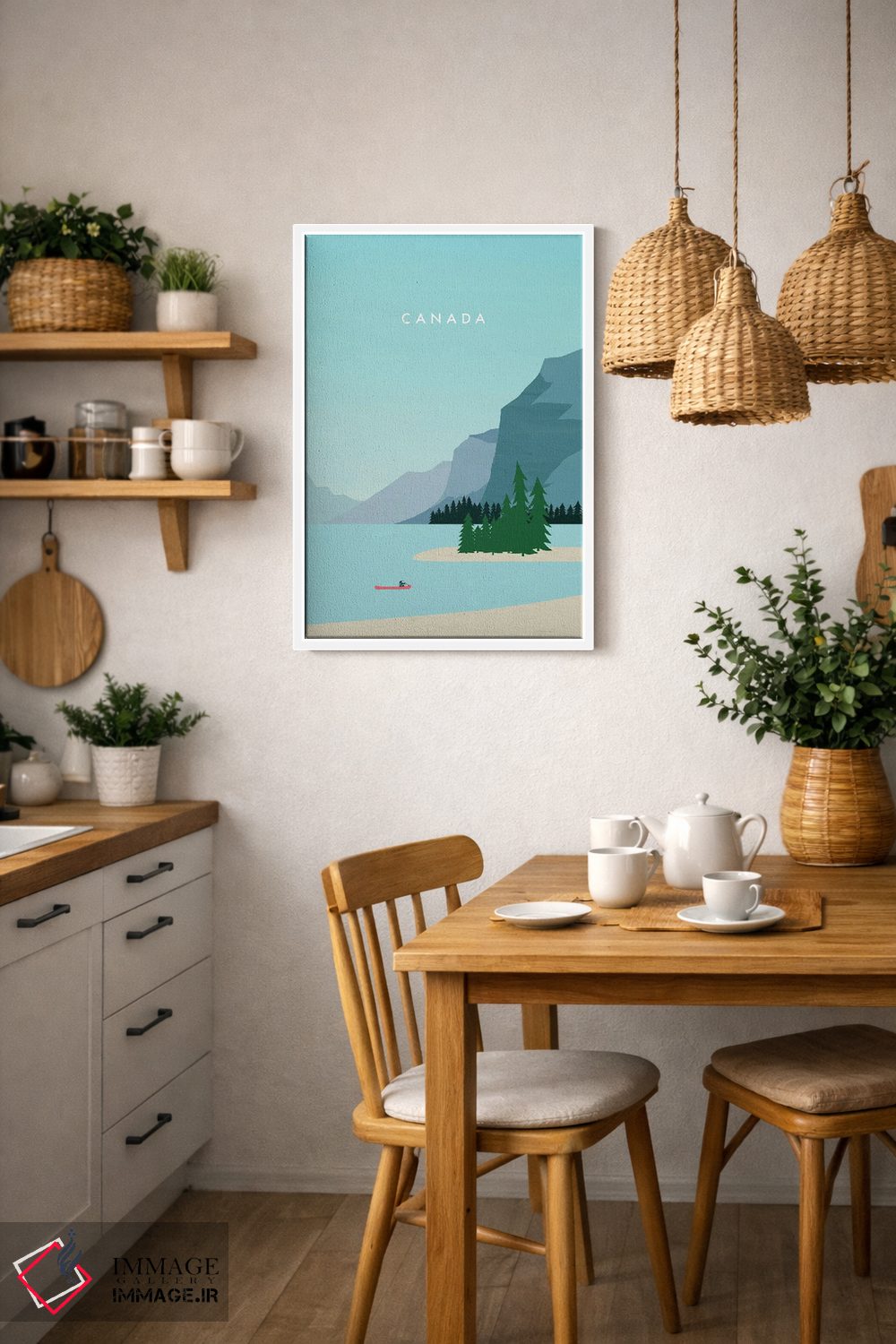 تابلو دکوراتیو کانادا اثر کاتینکا رینکه - D2W