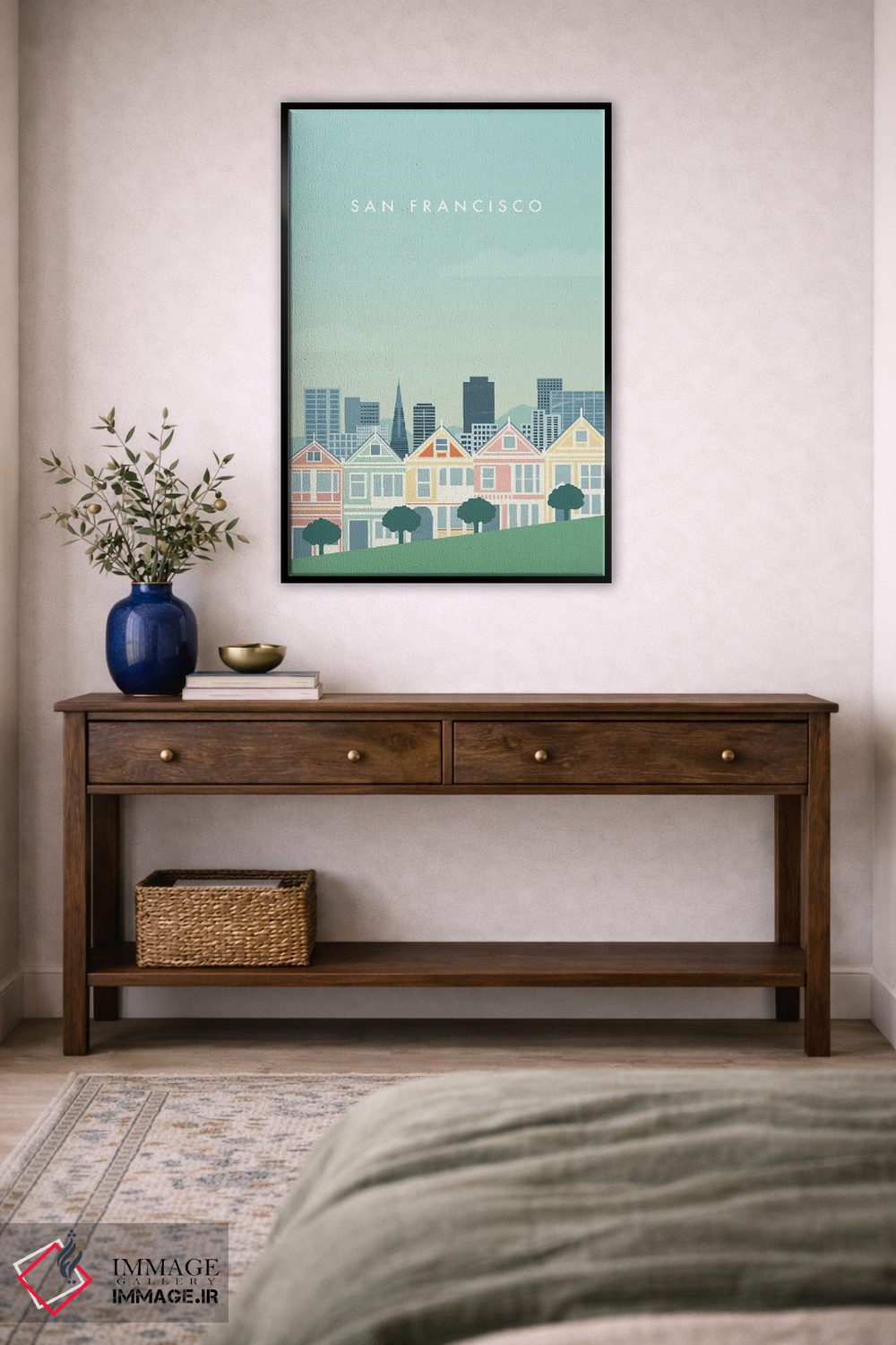 تابلو دکوراتیو سان فرانسیسکو اثر کاتینکا رینکه - D6B