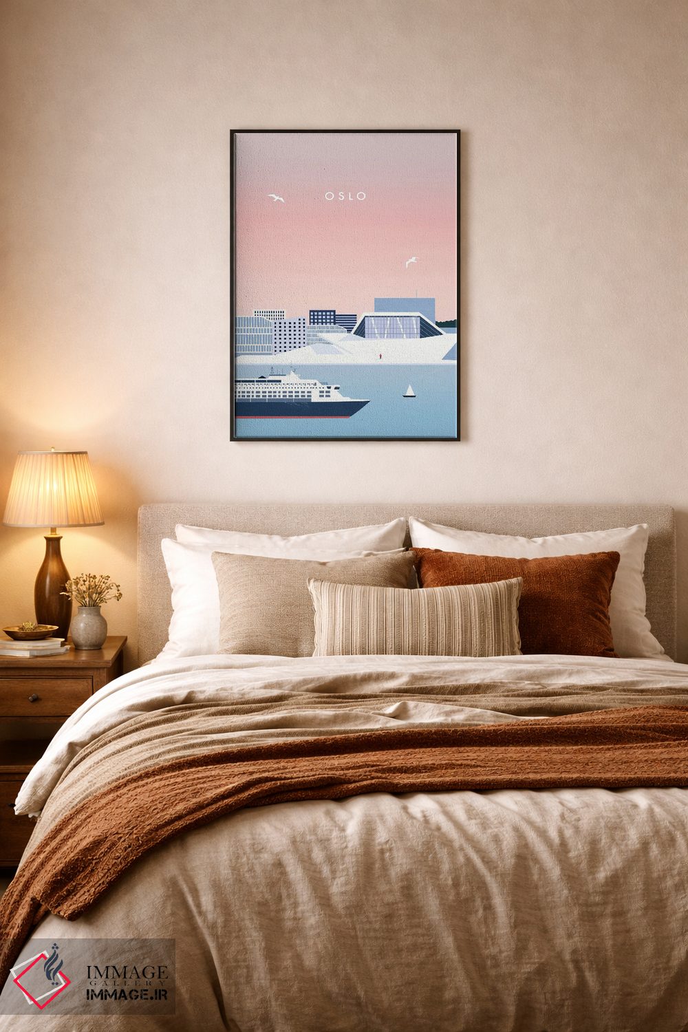 تابلو دکوراتیو اسلو اثر کاتینکا رینکه - D6B