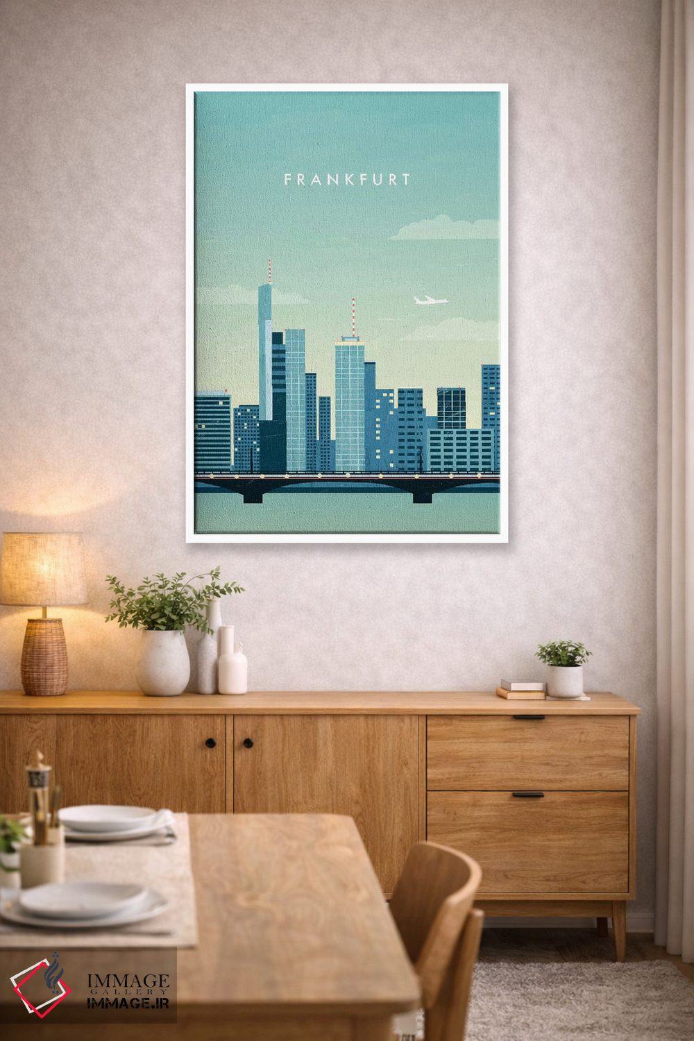 تابلو دکوراتیو فرانکفورت اثر کاتینکا رینکه - D4W
