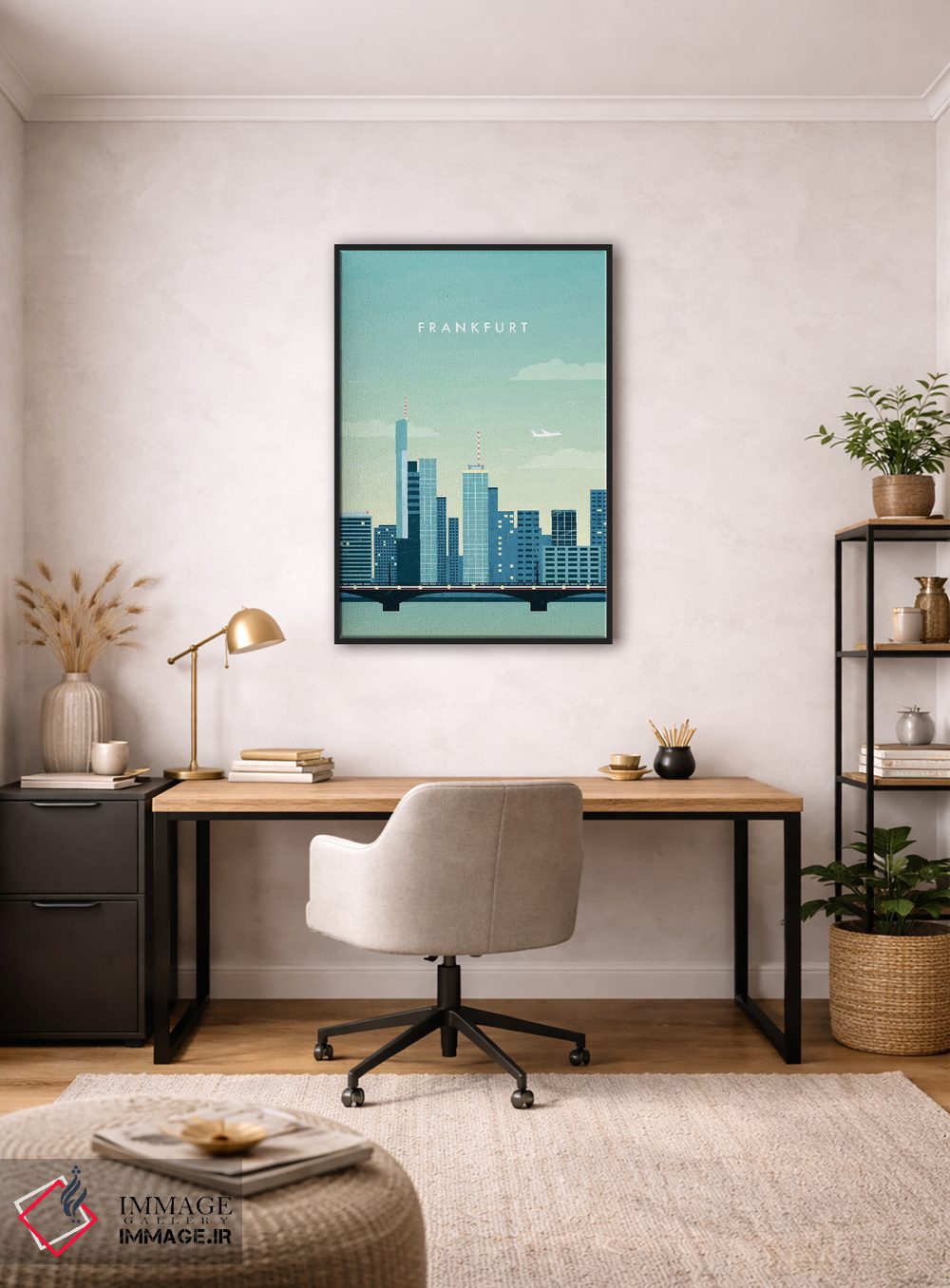 تابلو دکوراتیو فرانکفورت اثر کاتینکا رینکه - D5B