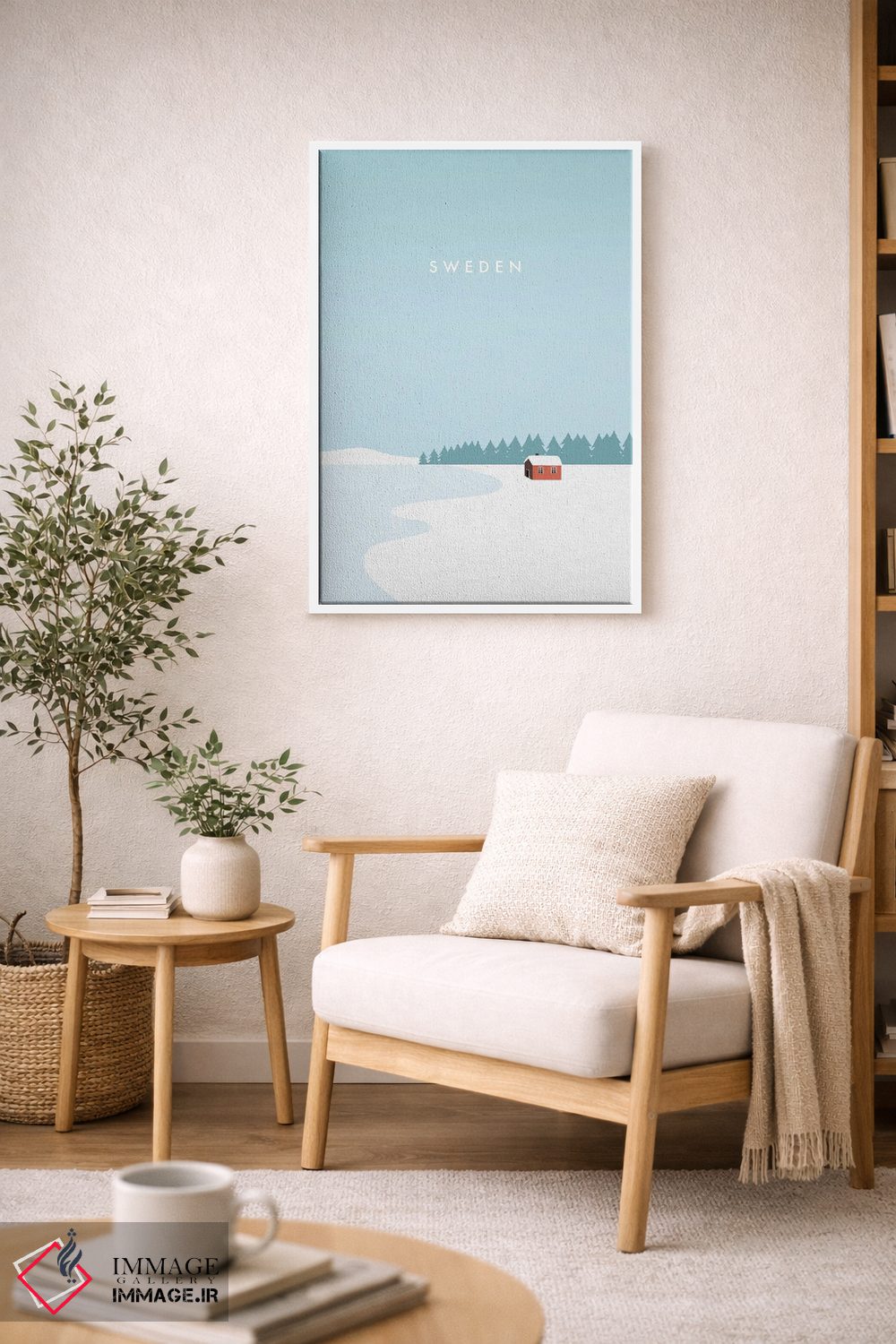 تابلو دکوراتیو زمستان سوئد اثر کاتینکا رینکه - D4W