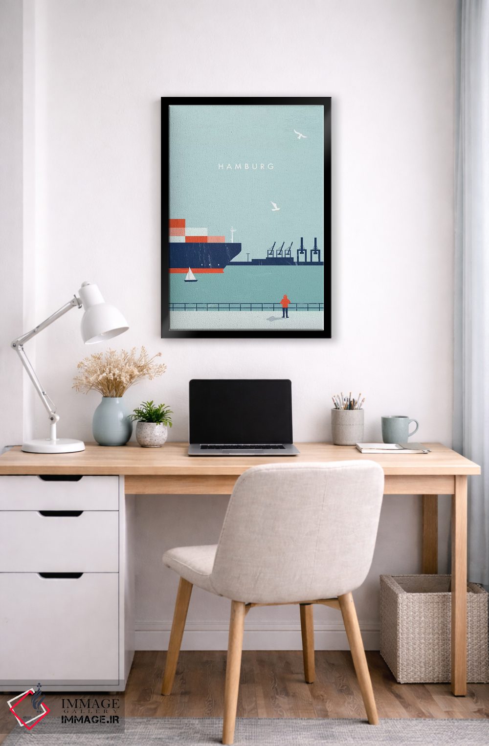 تابلو دکوراتیو هامبورگ اثر کاتینکا رینکه - D6B
