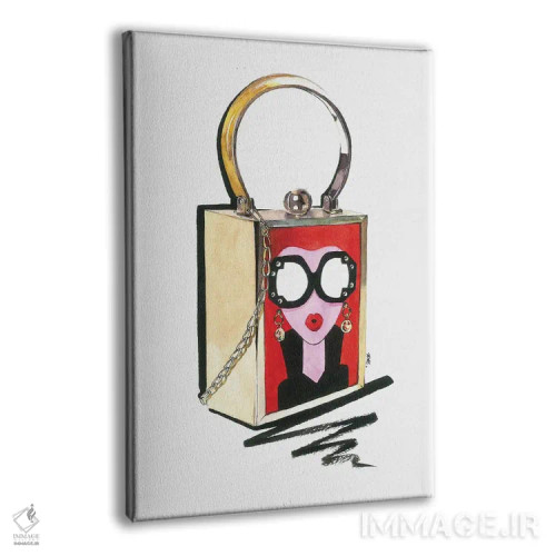 تابلو دکوراتیو کیف اثر کاترینا پاشه گور - نمای پرسپکتیو محصول