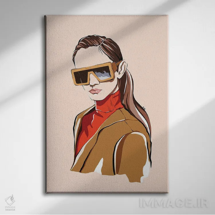 تابلو دکوراتیو بالمن اثر کاترینا پاشه گور - نمای روبهرو روی دیوار