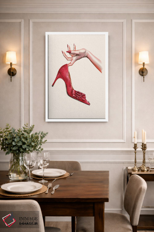 تابلو دکوراتیو کفش من! اثر کاترینا پاشه گور - D1W