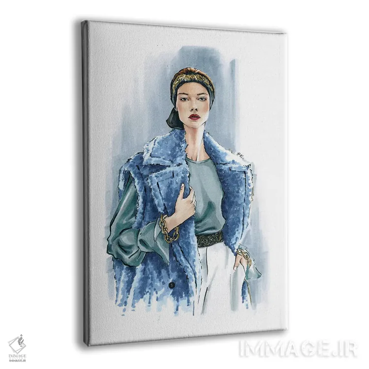 تابلو دکوراتیو مکس اثر کاترینا پاشه گور - نمای پرسپکتیو محصول